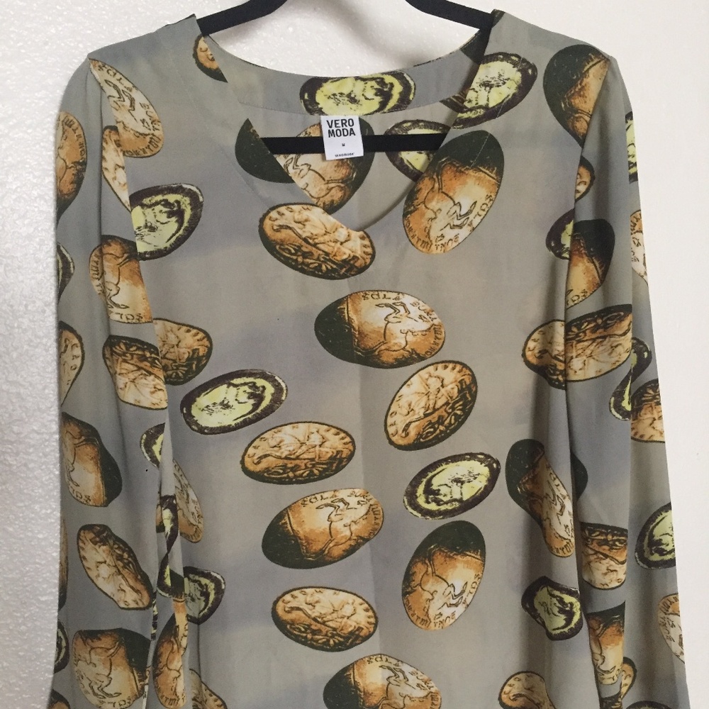 Vero Moda Coin Print Blouse